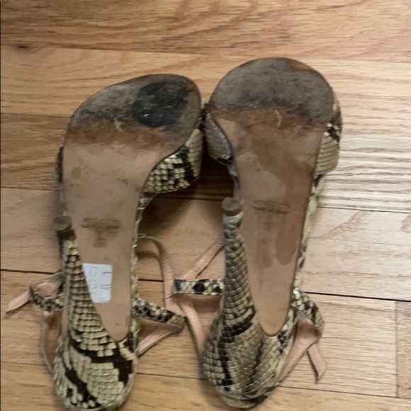 Bianca Buccheri Python T-strap Sandals - Picture 7 of 8